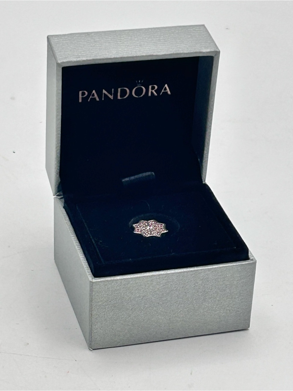 Pandora Sterling Silver 2016 Black Friday Poinsettia Bead Charm w/ Box